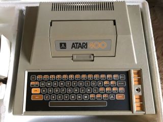 Vtg Atari 400 Home Computer Game System w/ Power Supply & Box 2