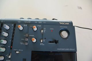 Vintage TASCAM PORTASTUDIO 414 MKII 4 Track Analog Cassette Recorder.  Read descp 8