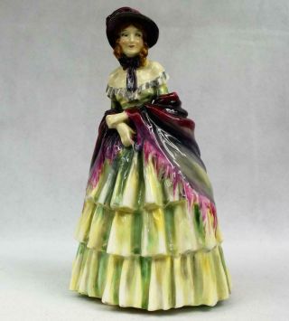 Vintage Royal Doulton Figurine Fine Porcelain Victorian Lady Hn1208 C1922 China