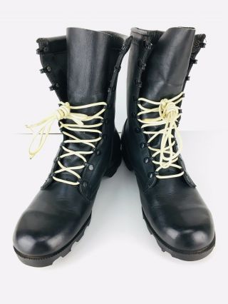 Vintage Ro - Search Pj Black Military Combat Boots Size 9.  5w Euc