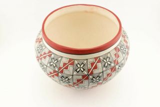 San Felipe Bernard Chavez Fine Pottery Rare Larger Size 8 1/4 