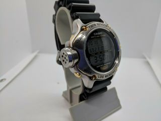 Casio DEP - 600 Twin Sensor Digital Dive Watch - DEPTH and THERMO,  200m 8