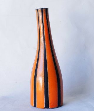 Muller Luzern Mid - Century Modern Swiss Ceramic Vase Vintage Studio Art Pottery