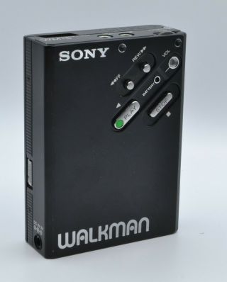 Vintage Sony Walkman Wm - 5.  Headphones,  Case,  And Packaging.  Great.