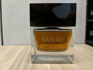 Vintage Gucci Pour Homme I 3.  4 Oz / 100ml Edt Spray  90,  Full