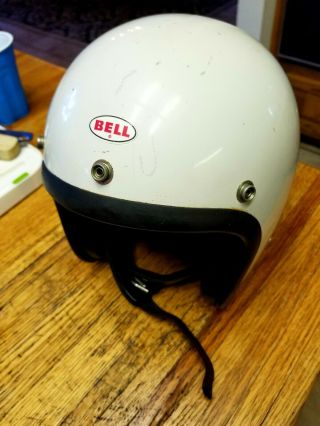 1968 Vintage Bell Toptex Helmet Size 6 7/8 Snell Memorial Foundation