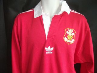 Vintage Adidas Llanelli 1980 ' s Rugby shirt 2