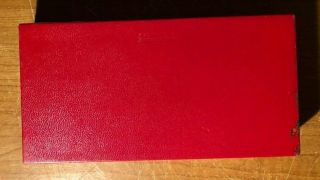 VINTAGE OMEGA SEAMASTER RED LEATHER WATCH BOX 9