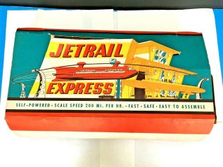 Vintage 1950s Jetrail Express Battery Operated Monorail Toy