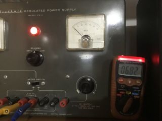Vintage Heathkit PS - 4 Regulated Vacuum Tube Power Supply,  Fully Functional 2