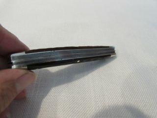Vintage Schrade Walden 861 Stockman 3 Blade Folding Pocket Knife NY USA 8