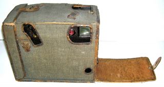 Vintage C.  1905 Hutting Germany MONOPOL ' Satchel ' Style Box Detective Camera 3