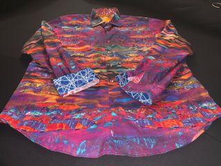 Robert Graham Limited Edition XL Captain ' s Desert ($398) EXTREMELY RARE 3