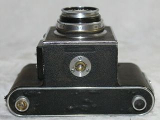 Vintage REFLEX - KORELLE SLR Camera With Radionar 2.  9 75mm 7.  5cm Lens CASE 6