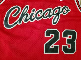 Vtg Nike Michael Jordan 23 Chicago Bulls Rookie Swingman Jersey Flight 8403 Szl
