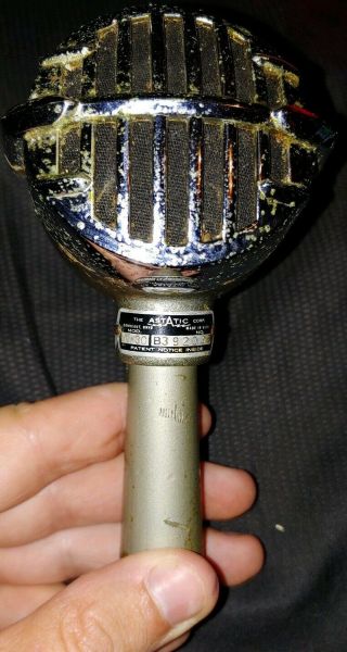 Vintage Astatic Jt - 30 Blues Harmonica Microphone,  Riveted Tag Model