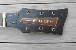 ∞ Vintage 1963 Eko Modello 290 Barracuda Electric Guitar (project),  Rare Colour