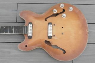 ∞ Vintage 1963 Eko Modello 290 Barracuda Electric Guitar (Project),  Rare Colour 6