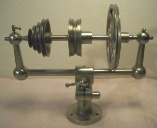 Antique Watchmakers Lathe 3 Pulley Countershaft Transmission Tool
