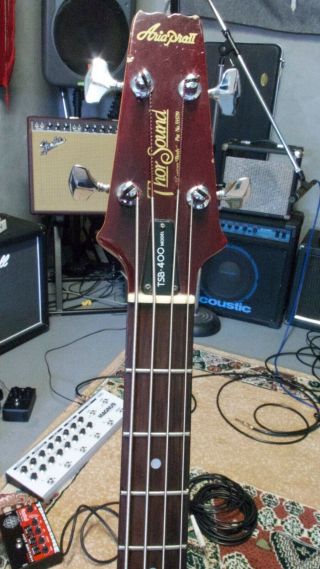 Vintage Matsumoku Aria Pro II TSB 400 Thor Sound Electric Bass Guitar.  1981 2