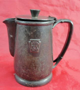 Vintage Pennsylvania Railroad Coffee Tea Pot Creamer International Silver 14 Oz
