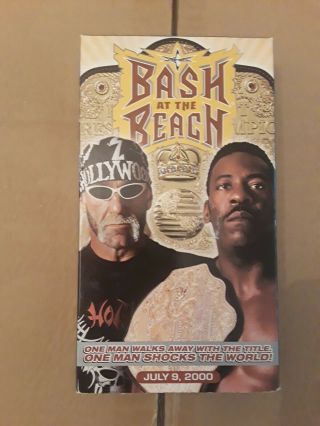 Wcw Bash At The Beach 2000 Vhs Rare Wrestling Hulk Hogan Vince Russo Wwf Wwe