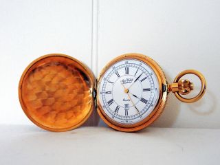 Vintage Aerowatch Aero Neuchatel Pocket Watch Battery Second Hand Date