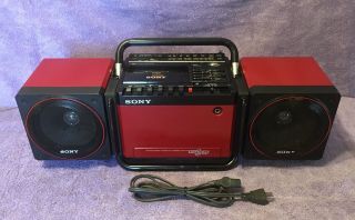 Vintage Rare Sony Cfs - 700 Am/fm Stereo Transound Boombox
