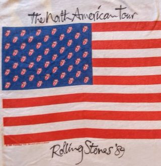 Vintage Rolling Stones 1989 Tour T Shirt
