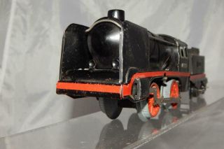 CLEANEST Vintage O TIN DISTLER Steam Freight Set BOXED WindUp clockwork Runs 4