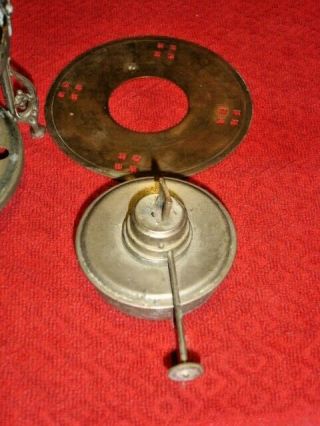 Wonderful Antique Mary Gregory Glass Tea Warmer,  or Perfumer Kerosene Lamp 10