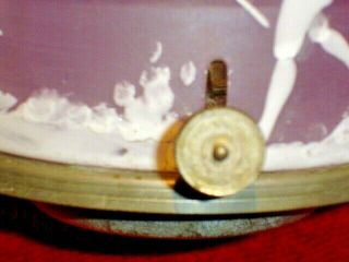 Wonderful Antique Mary Gregory Glass Tea Warmer,  or Perfumer Kerosene Lamp 5