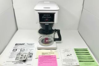 Bunn Pour - Omatic Coffee Brewer Gr - Shape - 10 Cups - Vintage 1989