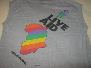Live Aid 1985 Vintage Concert Shirt Medium Rare