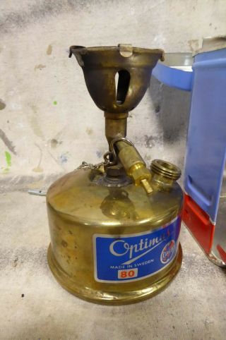 vintage OPTIMUS 80 Backpacking Camping Mountaineering Cook STOVE 2