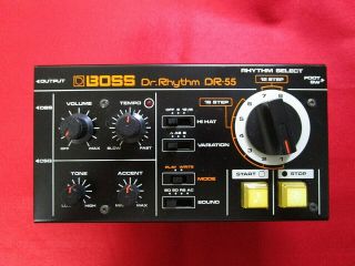 Boss Dr - 55 Dr55 Roland Dr.  Rhythm Vintage Analog Analogue Drum Machine 10