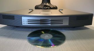 Bose Wave Music System Multi Cd Changer 3 Disc Titanium Silver System Iii Rare.