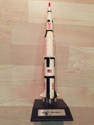 Mib Rare Vintage Countdown Apollo Saturn V Rocket Kit Box & Souvenir Rocket Mail
