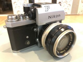 Vintage Nikon F Nippon Kogaku Early Model 6402144 Camera Japan Repair