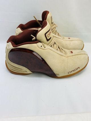 Dada Supreme Mens Shoes 11.  5 Basketball Baller Vintage Tan Brown Atlhletic