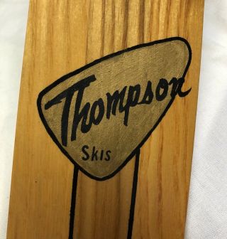 Vintage 1950’s Ash wood THOMPSON SKIS Water Ski Downhill Salesman Sample 7