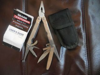 Vintage Rare Craftsman Multi - Tool Usa Model 45521 Knife Screwdriver W/case