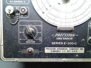 Vintage Precision RF Signal Generator Series E - 200 - C 3