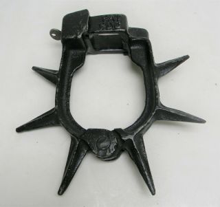 Very Rare Vintage Wheel Lock W/ Key Fits; 3 - 3/4 " X 5 " Wheel Model T Ford,  Etc.