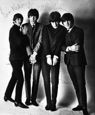 Vintage Photo - Beatles Autograph - Authentic - Signed By Mal Evans - 1965 - Btlk