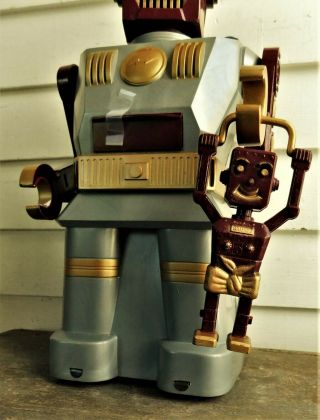 Robot And Son Vintage Toy Marx 1950 