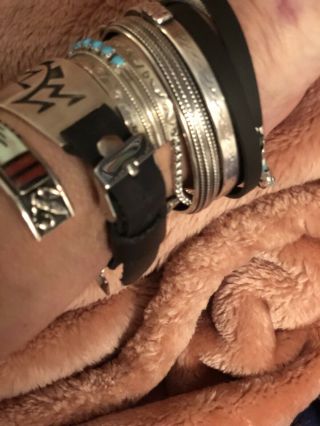 APPLE WATCH BANDS/Vintage/Native American/Sterling Silver 4