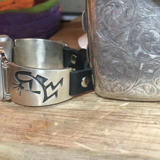 APPLE WATCH BANDS/Vintage/Native American/Sterling Silver 6
