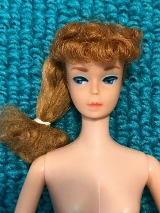 Vintage Barbie Cute 7 Titian Ponytail Barbie Doll