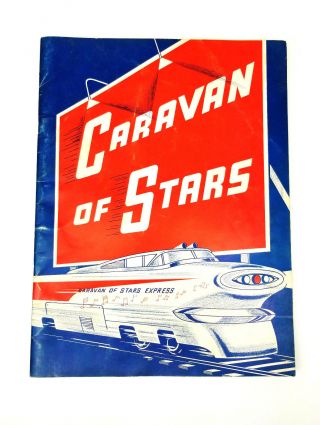 Vintage 1964 Dick Clark Caravan Of Stars Supremes/gene Pitney Concert Program A1